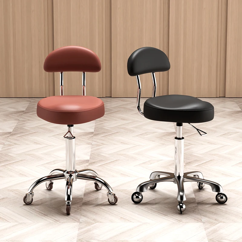 Customized backrest beauty stool beauty salon special large stool pulley barber shop nail master chair lifting swivel chair