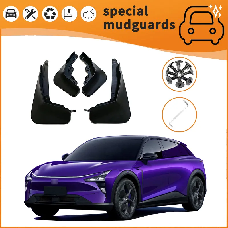 

For JIYUE 01 mudguard Mudguards Fender Mudflaps Front Rear Flares Splash Guards Cover Car Accessorie