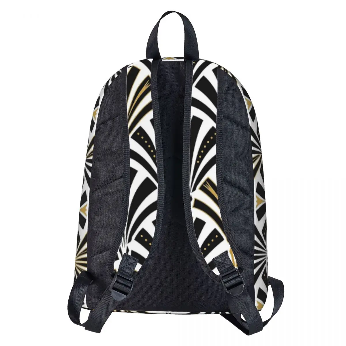 Art Deco Fan Patroon Rugzakken Grote Capaciteit Studentenboekentas Schoudertas Laptop Rugzak Casual Kinderen Schooltas