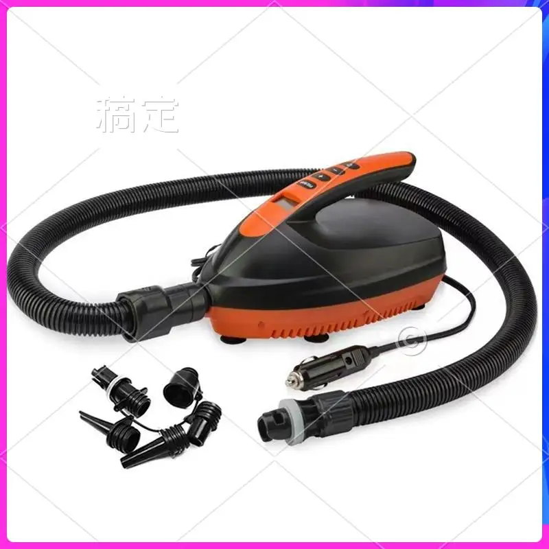 

AUU-Paddle Electric Inflator 12V Vehicle High-Pressure Pump Surfboard Kayak Boat Inflatable Tent Inflation.