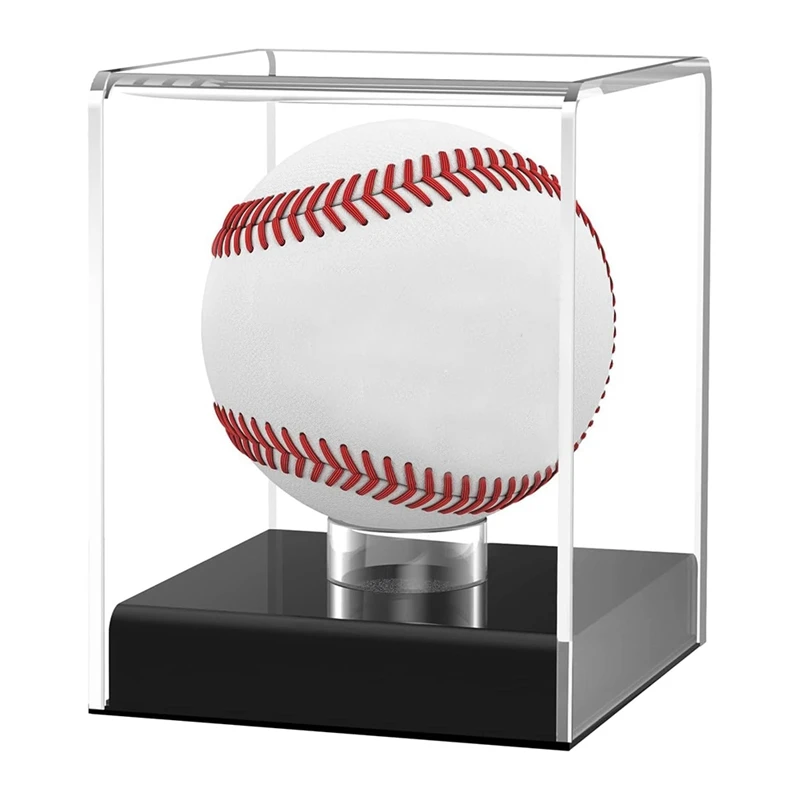 Baseball Display Case,Acrylic UV Protected Acrylic Baseball Display Square For Autographed Baseball,Memorabilia Baseball Durable