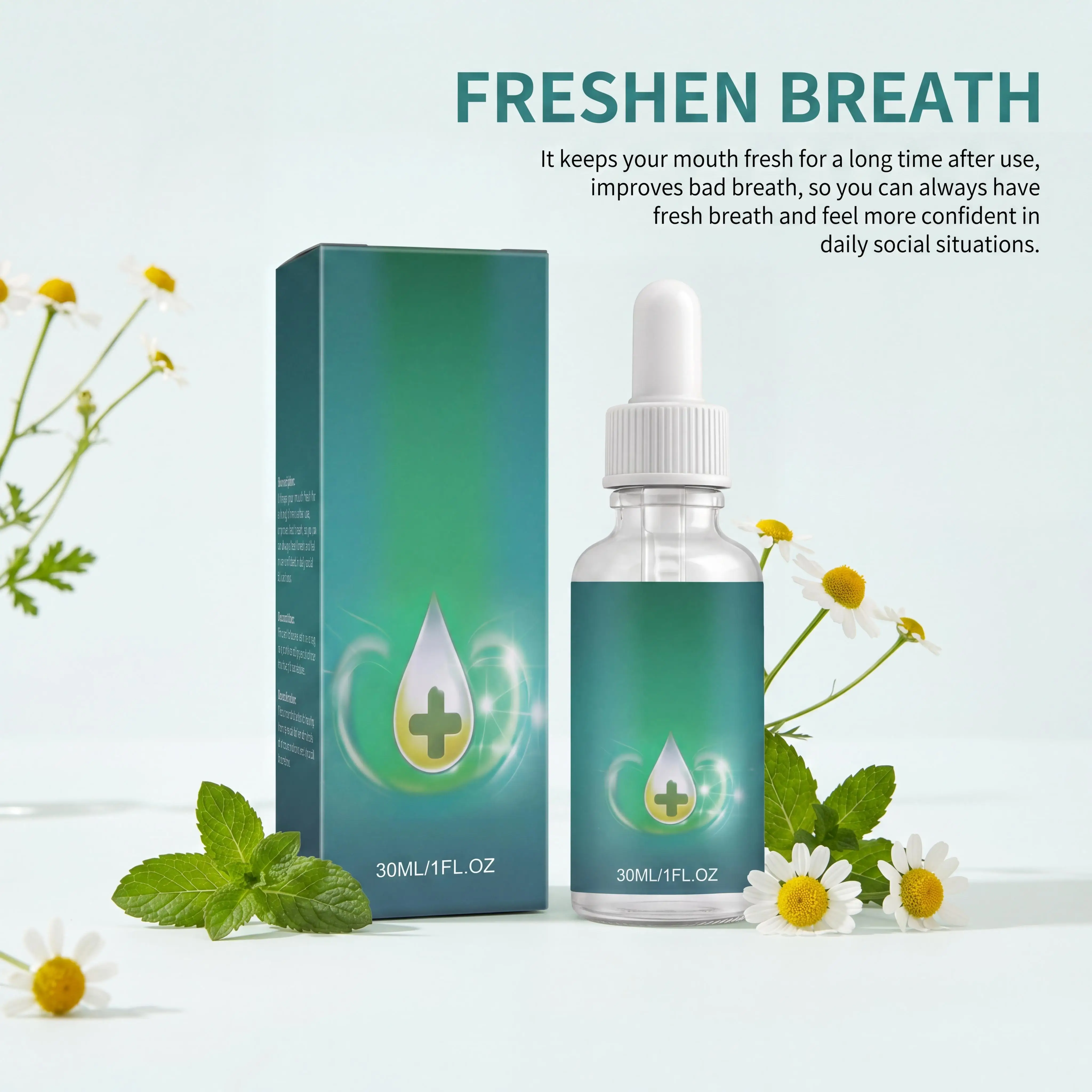 Oralhoe Gum Care Serum Citric Acid Panthenol Soothing Discomfort Relief Fast Absorbing Freshen Breath Oral Health Essence Drops