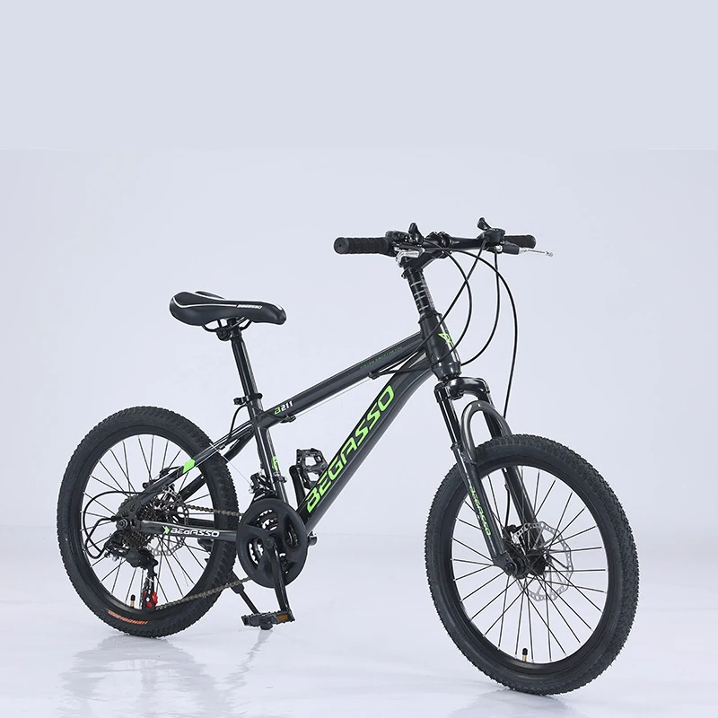 20 Inch Boys High Quality Multi-Speed Mountain Bike with Front Suspension Shock Absorber Disc Brake for Outdoor Sports Cycling