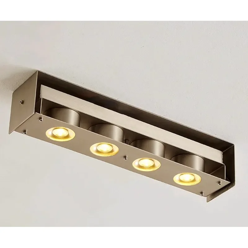 Bauhaus Style Surface Mounted Spotlight Adjustable Angle Anti Glare Ceiling Light For Living Room Bedroom Modern Retro Home