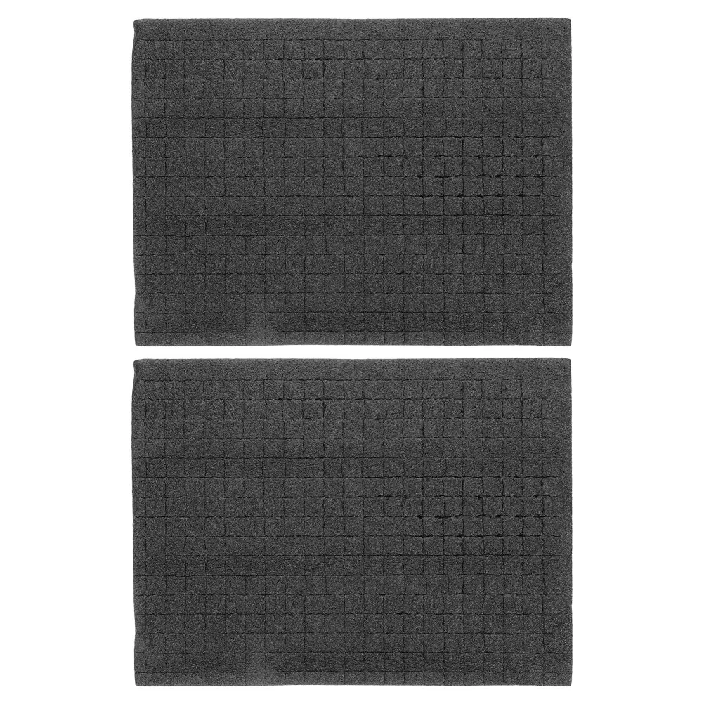 

2Pcs Tool Box Organizer Inserts Black Pearl Cotton Foam Padding Grid Layout Shock Absorbing Tool Drawer Liner DIY Cuttable
