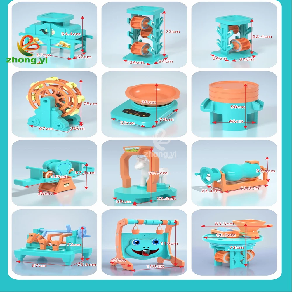 Zhongyi Amusement Patent Large HDPE Sand Pool Toys for Kids-Outdoor Beach & Indoor Playground Use All Ages