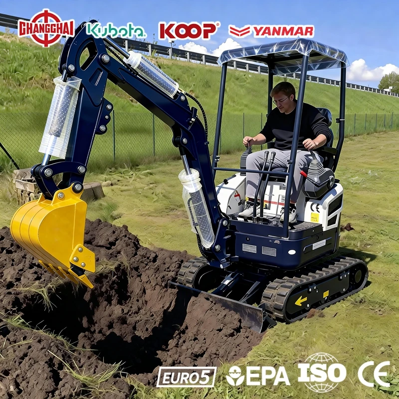 

2.5Ton mini excavator kubota engine Epa/Euro 5 Agricultural Europe Construction mini excavators 2.5t YANMAR tools