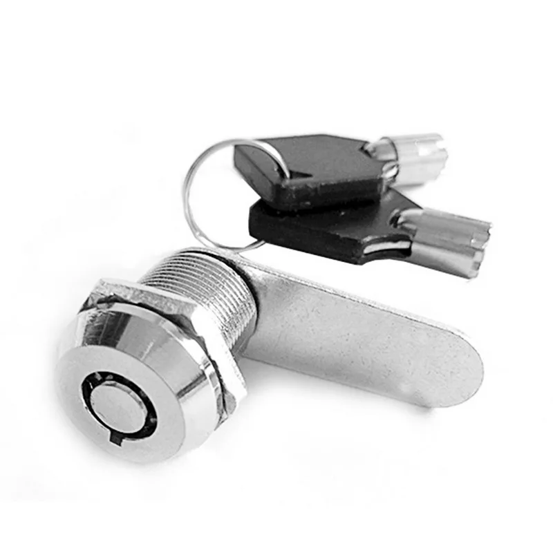 16mm 20mm 25mm 30mm Cylinder Locks Door Cabinet Mailbox Padlock Drawer Cupboard Box Lock With 2 Keys For Furniture Hardware