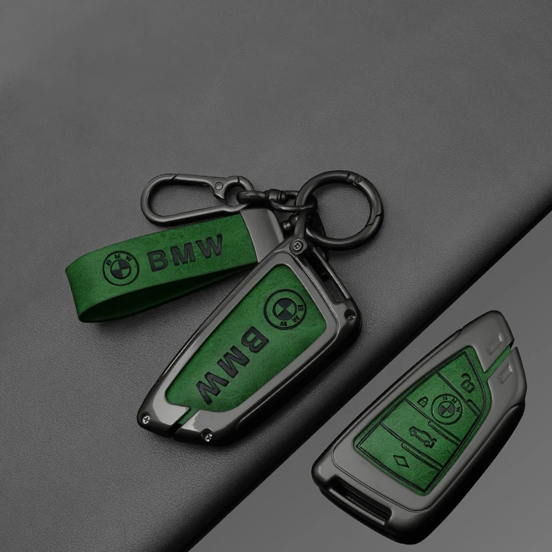 

Zinc Alloy Car Key Holder Case Cover Protector For BMW F20 G20 G30 X1 X3 X4 X5 G05 X6 X7 G11 F15 F16 G01 G02 Auto Accessories