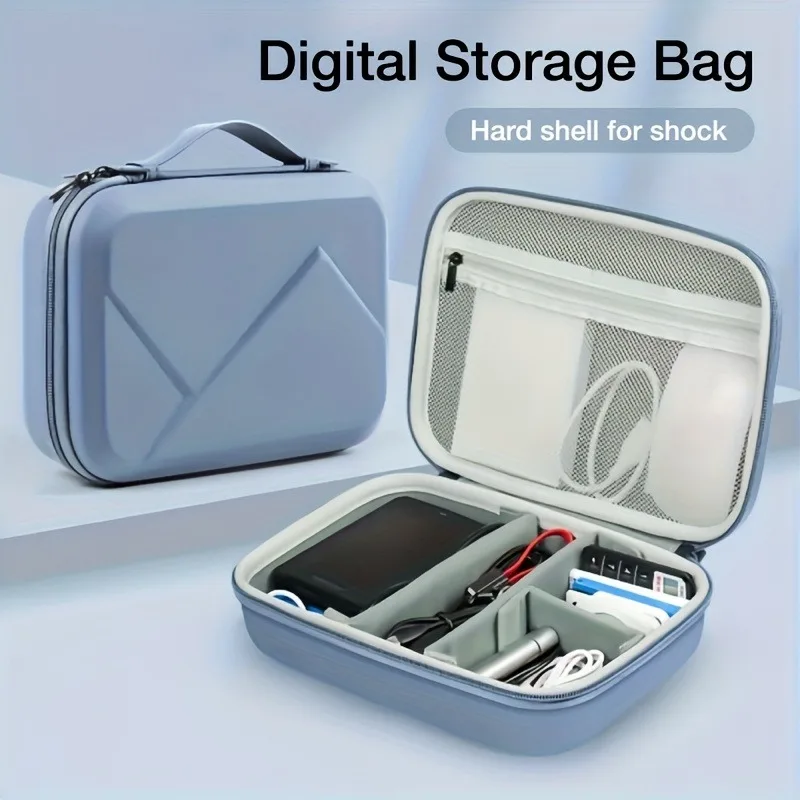 

1 EVA Hard Shell Storage Bag for Electronic Products - Shockproof & Pressure Resistant Travel Storage Case