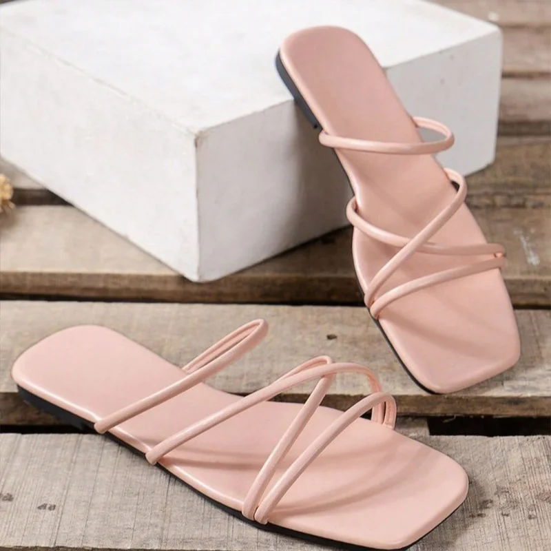 

Flats Women Slippers Summer Casual Fashion Shoes Dress Cozy Woman Sandals 2025 Trend Brand Beach Travel Flip Flops Femme Zapatos