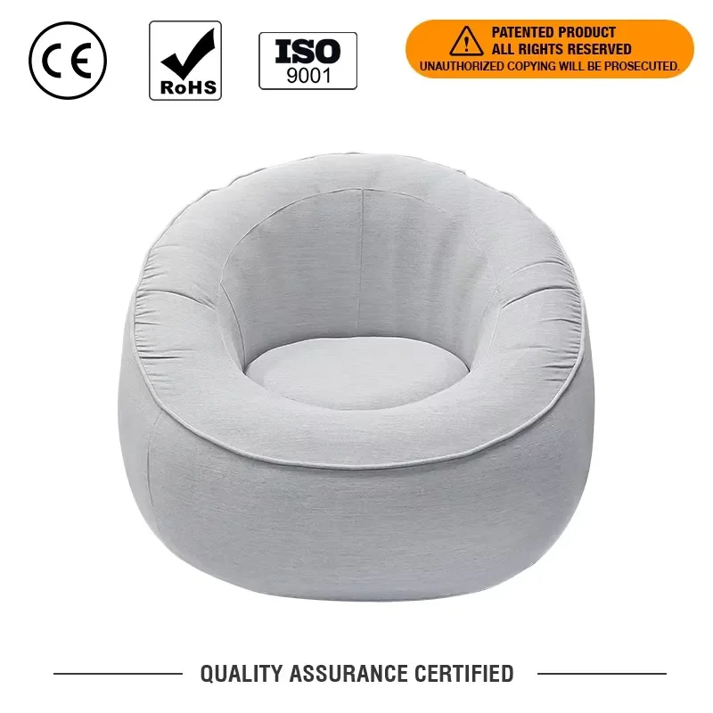 Portable Inflatable Garden Sofa Chair Blow up Lazy Lounger Living Room Furniture Outdoor Camping Air Couch