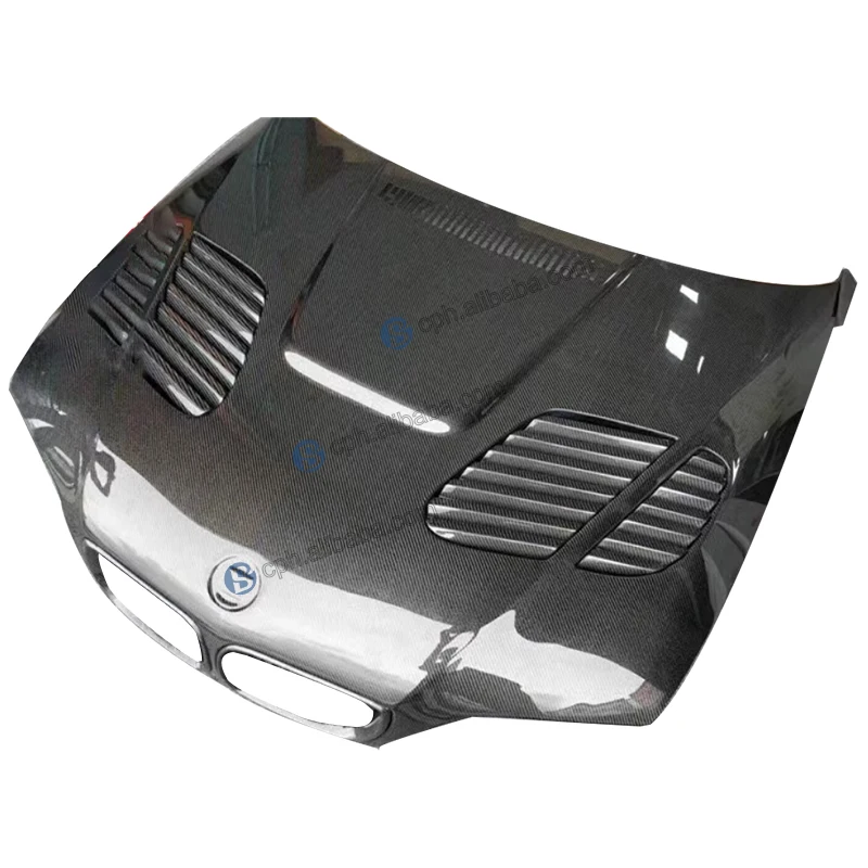 Car Body Kit  Accessories Bonnet Carbon Fiber Engine Hood Plate For BMW 3 Series E46  M3 Engine Hood