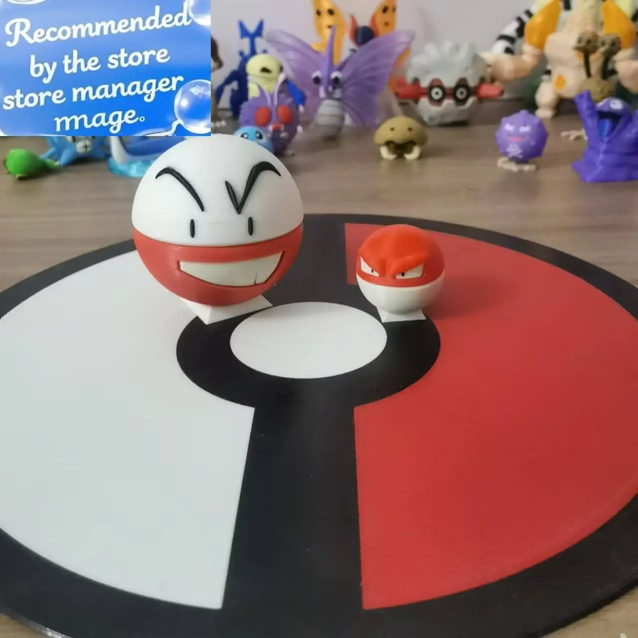 

Новые аниме-фигурки, электрод, пропорция Voltorb World 1:20, Diy, 3d печать, милый персонаж мультфильма, настольная модель, детская игрушка в подарок