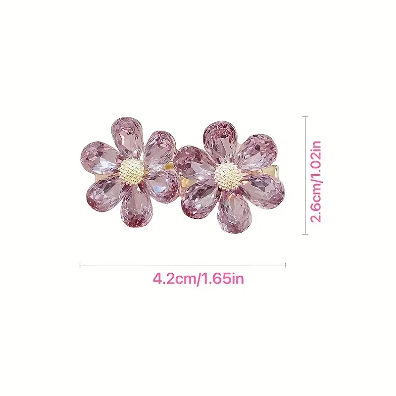 مجموعة مكونة من قطعتين من مشابك شعر على شكل فراشة الجمشت فائقة الجنية، ومشابك منقار البط، ومشابك الانفجارات الجانبية، ودبابيس شعر مدمجة رائعة، وأغطية الرأس، وهدايا العطلات، ومشابك شعر بسيطة، ومشابك شعر أنيقة وأنيقة