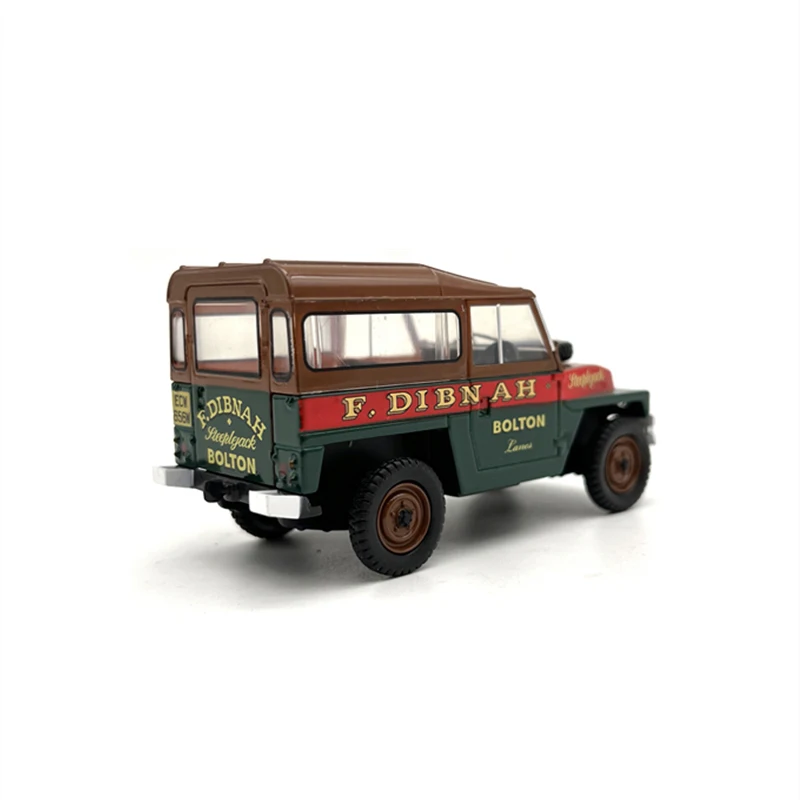 1:43 Scale Diecast Alloy 1980 Land Rover Light Hardtop Off Road Vehicle Model Classic Adult Collection Toys Gifts Static Display