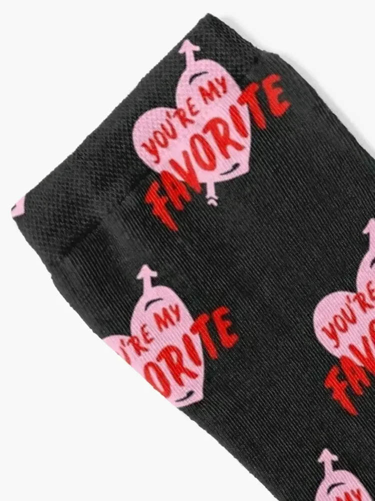 You are my Favorite Socks christmass gift men cotton high quality sports and leisure essential Ladies Socks Men's