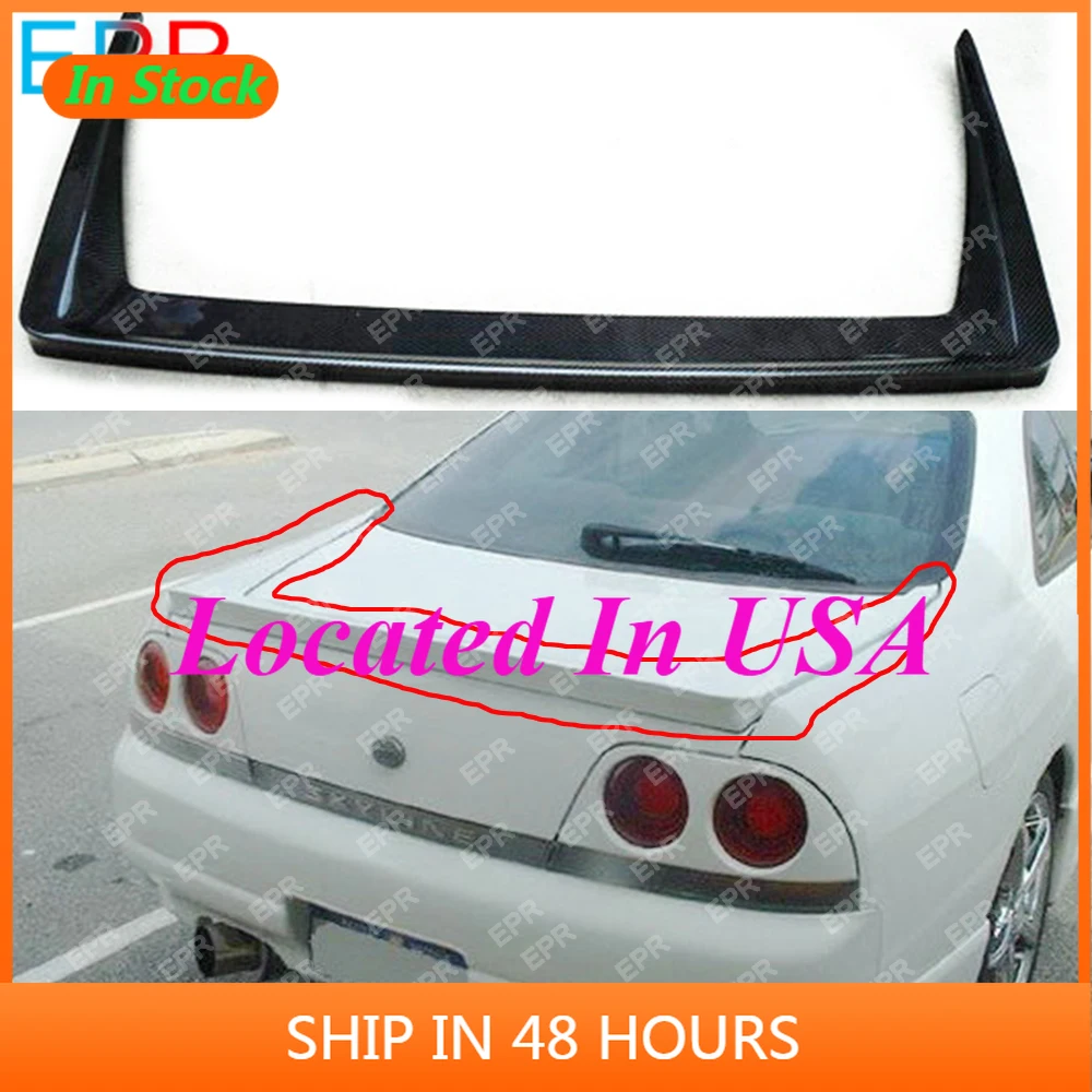 For Nissan Skyline R33 Carbon Fiber Drift Wing Body Kit Car Styling Auto Tuning Part For GTR R33 GTR Drift Wing (139x10x79)