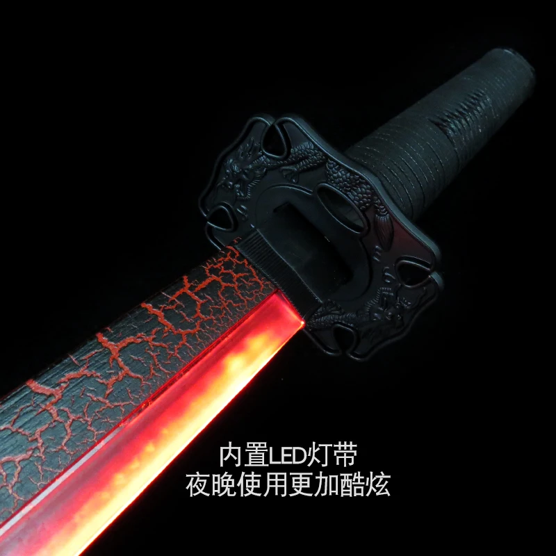 شحن LED مضيئة محاكاة الساموراي بليد أداء الأفلام والتلفزيون الدعائم تأثيري الدعائم حفلة عيد الهالوين #4