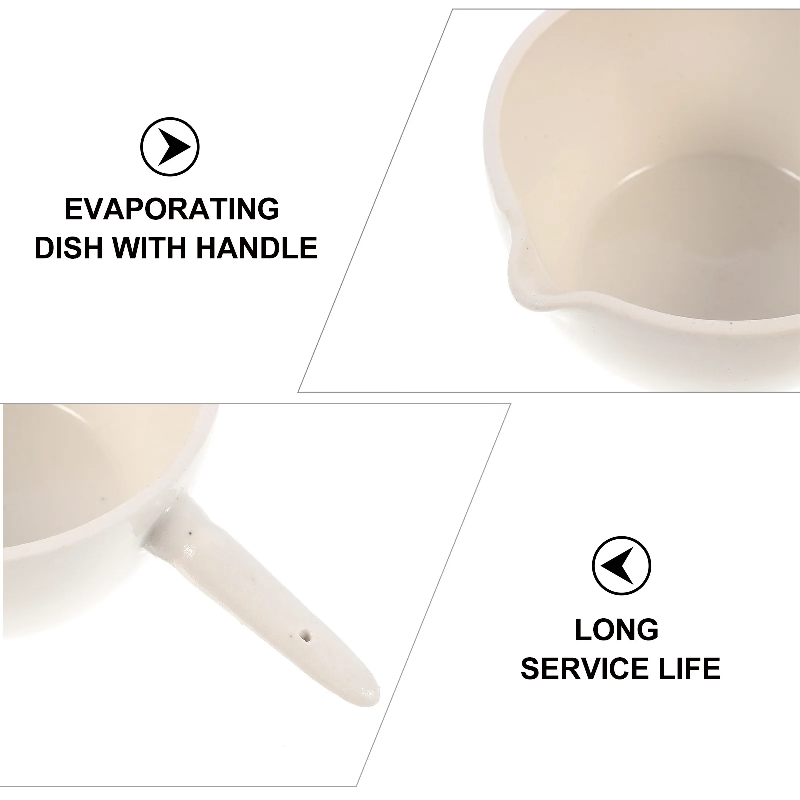 

2Pcs Round Evaporating Container 150ml Stable Base Reusable Easy Tool Round Evaporating Dish Laboratory Tool