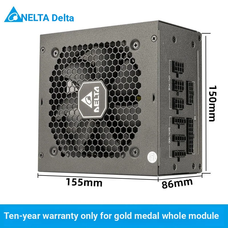 DELTA MK650 650W Rated Gold Fu - Power Supply 650W recension och pris