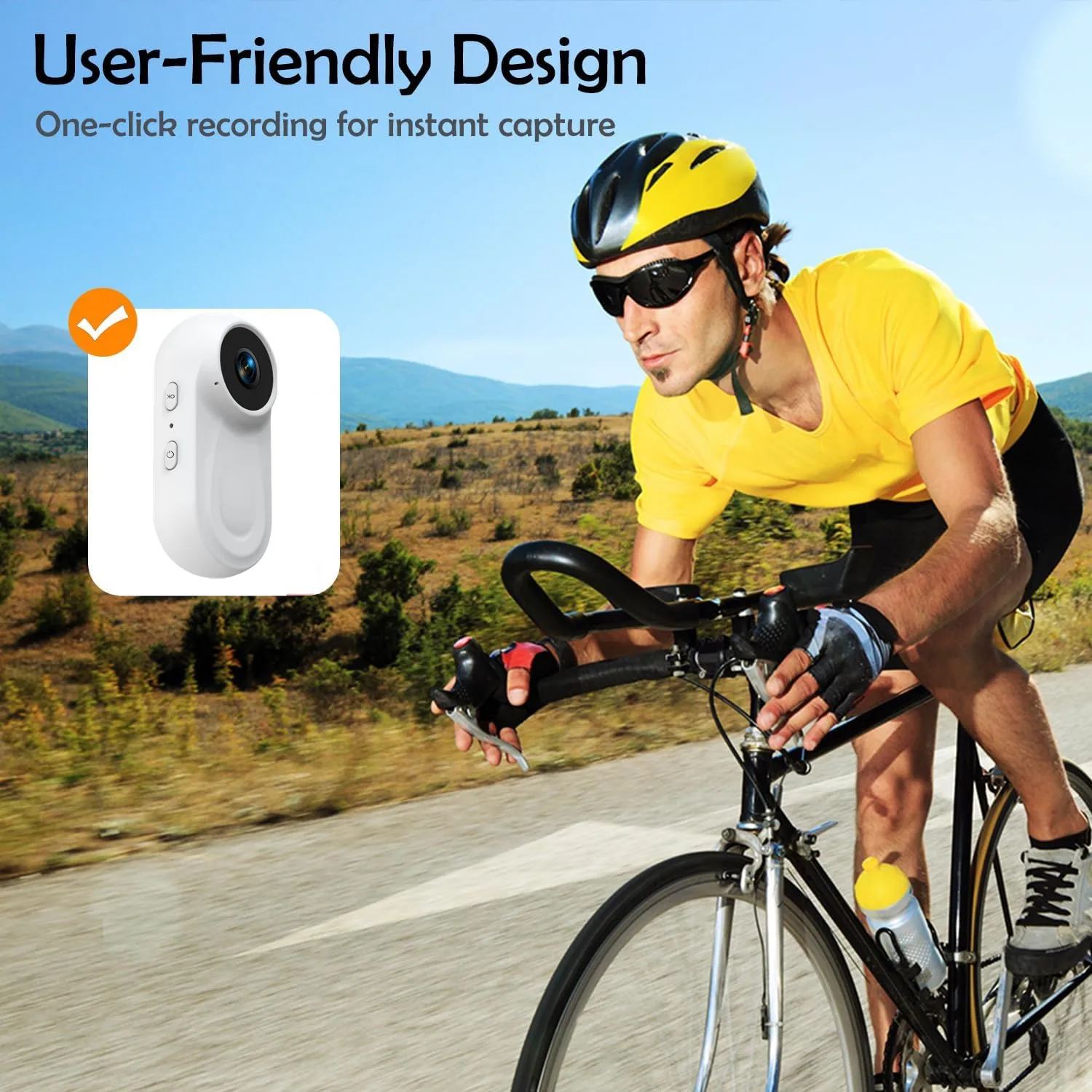 1080P HD Mini WiFi Pet Collar Camera Portable Sports Vlogging Bodycam Magnetic Video Recorder Cats Dogs Microphone POV Camera