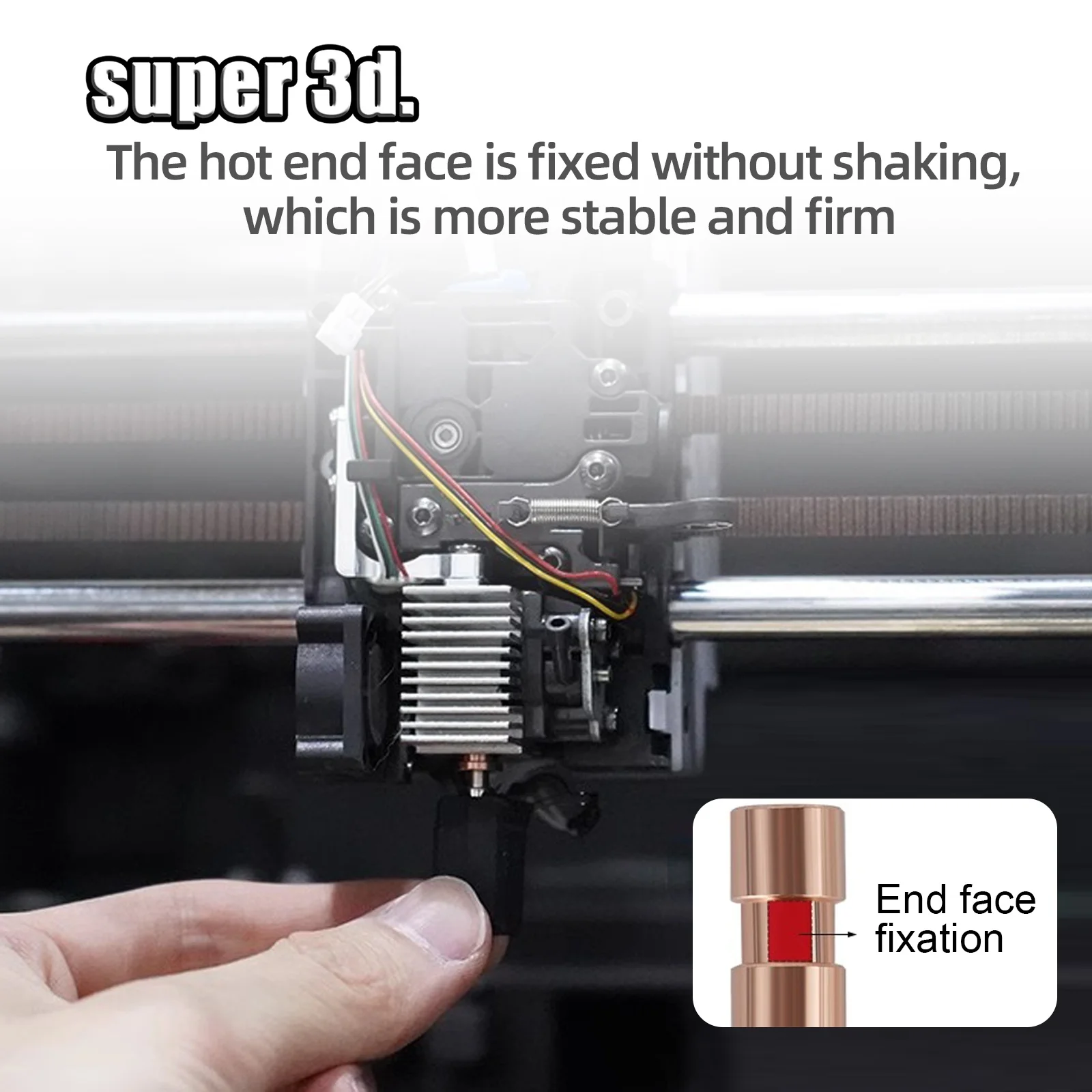 Gorący Element (Hot End) do Anycubic Kobra S1, Ceramiczny Hotend Ulepszony do Kobra S1 Combo Print Heat S1C, Drukarka 3D, Szybkie Nagrzewanie 200K, 320 ℃ — zdjęcie produktu 6
