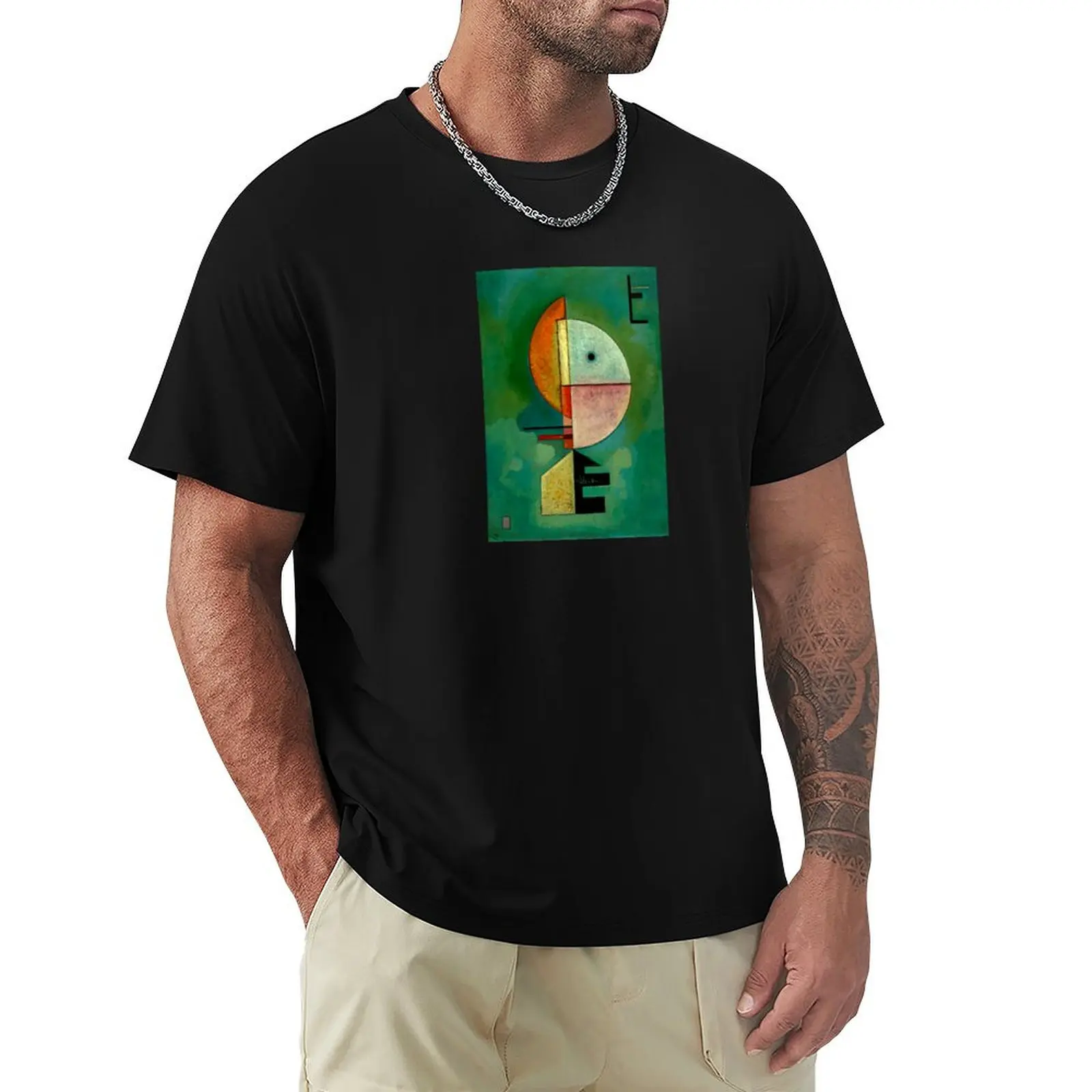 Upward Kandinsky Interesting Facts Wassily Kandinsky Paintings T-Shirt t shirt man plain T-Shirt