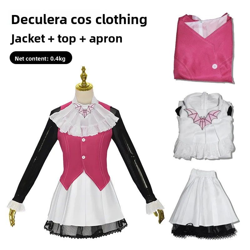 Monster Fantasy High Draculaura Cosplay Spectra Vondergeist Costume Adult Women Shoes Boot Outfits Halloween Carnival Suit
