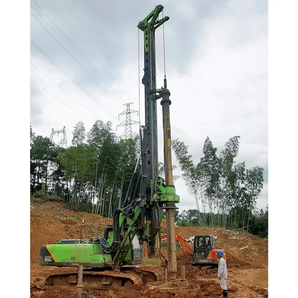 Rotary Drilling Rig Machine High Efficiency Max Depth Electric Power Tractor Hydraulic Pneumatic Rotary Drilling Rig Machine