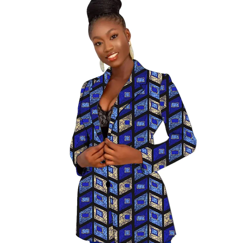 Original Design frauen Anzug Jacken Bunte Druck Weibliche Ankara Blazer Afrikanische Hochzeit Party Kurzen Mantel