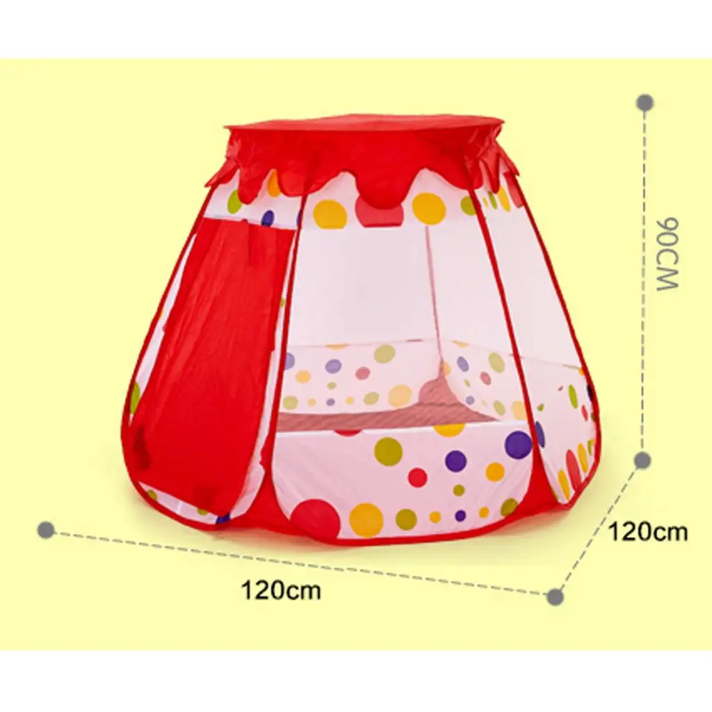 Kinderspielzelte, kreatives Schloss, für drinnen und draußen, Garten, Party, Spielzeug, Geschenk, einfach zu falten und zu entfaltend, für Jungen, Mädchen, Babys, Kinder
