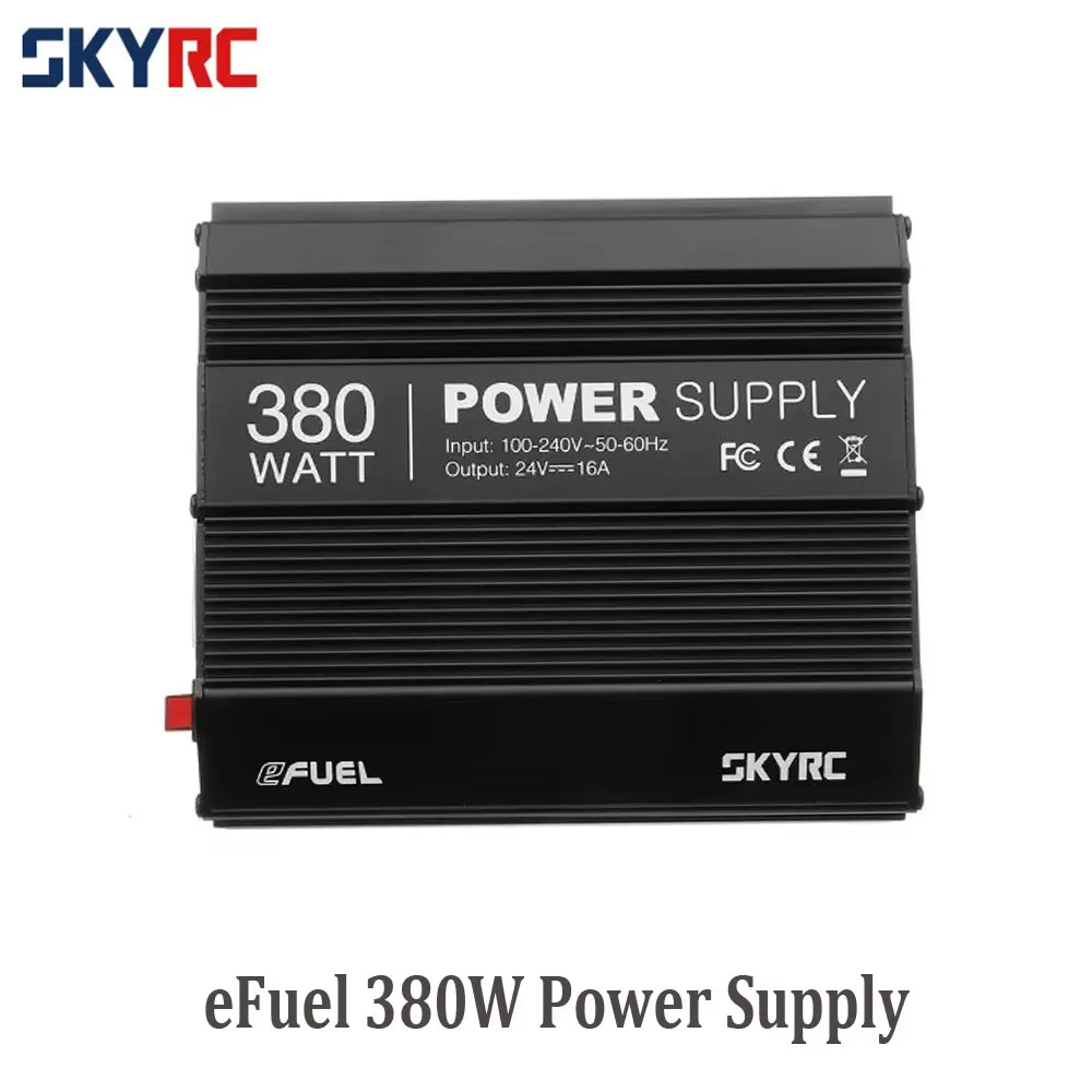 Блок питания SKYRC EFuel 380W 16A 100-200V 24V DC для зарядных устройств B6 Nano, ISDT Q6 Plus, E4Q и аксессуаров для радиоуправляемых моделей