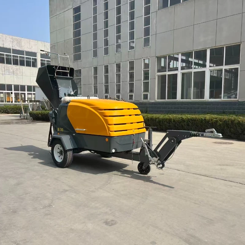 Pneumatic Screed Pump Portable Design for Construction Sites M740 M760 for Professional Floor Finishing Applications