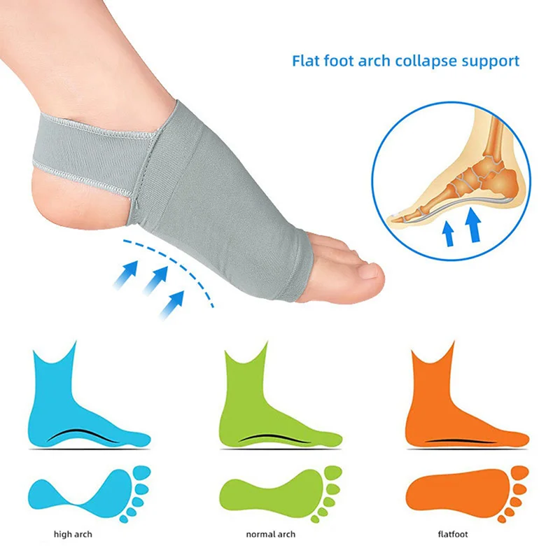 Flat Feet Arch Support Orthopedic Insoles Bandage Pads for Shoes Foot Valgus Varus Insole Shoe Insert Pain Relief Foot Care Tool