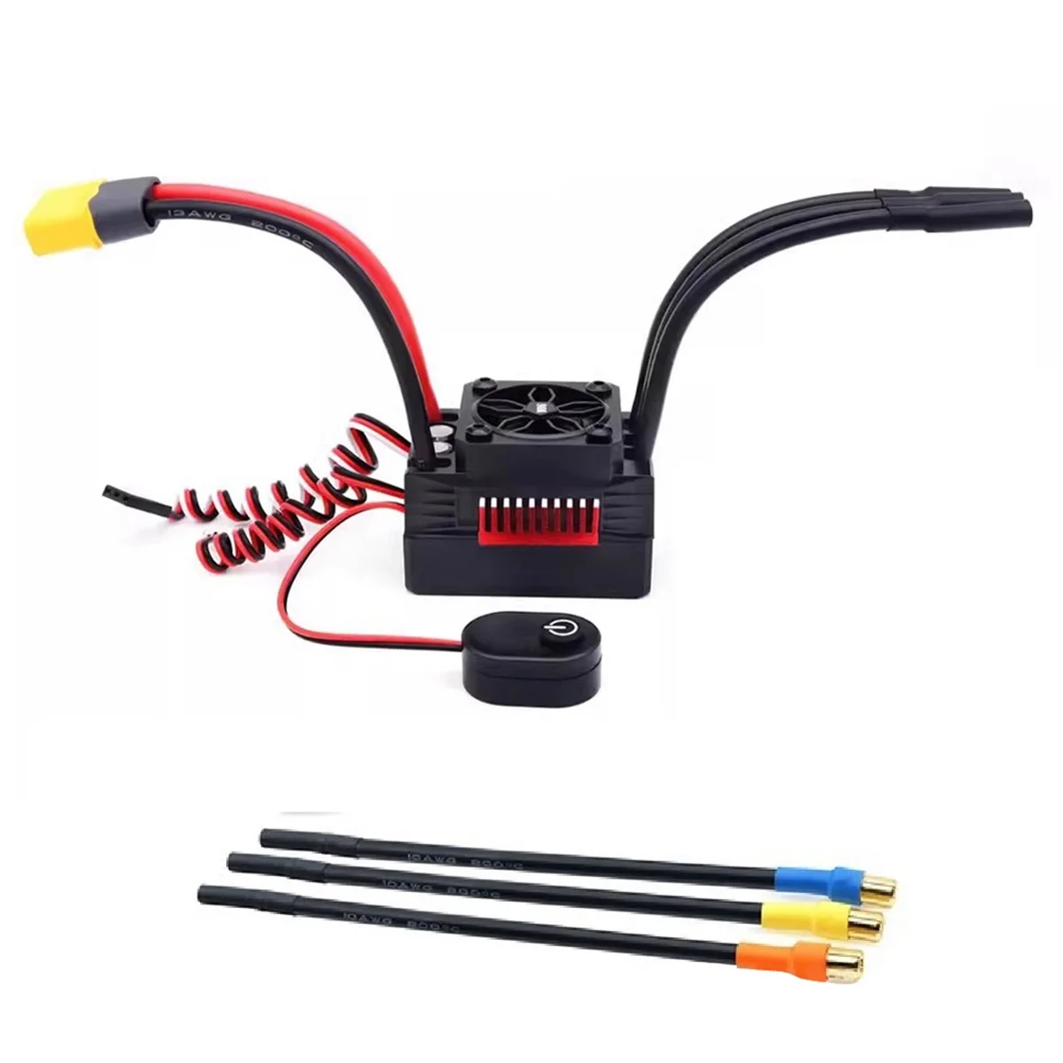 

AB31 60A Бесщеточный ESC Водонепроницаемый электронный регулятор скорости для 1/10 RC автомобиля Внедорожник Грузовик
