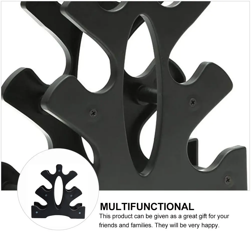 

1Pcs Dumbbell Display Rack Durable PP Material Compact Size Stable Equipment Storage Organizer Dumbbell Bracket