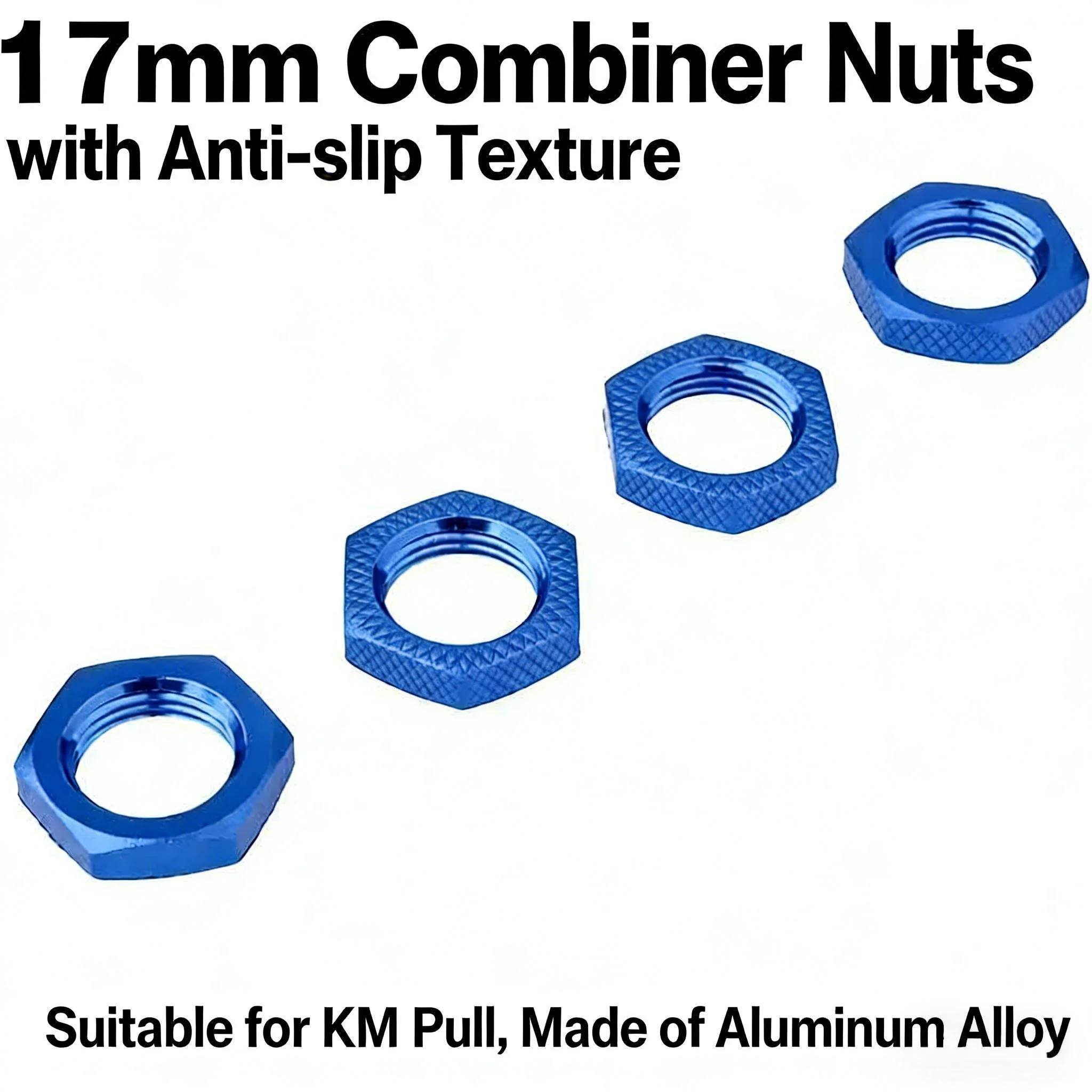 17mm Wheel Hex Hub Nuts Metal Locking Nuts For 1/8 RC Crawler Car Traxxas X-MAXX HSP Upgrade Parts Conversion Accessories (4Pcs)