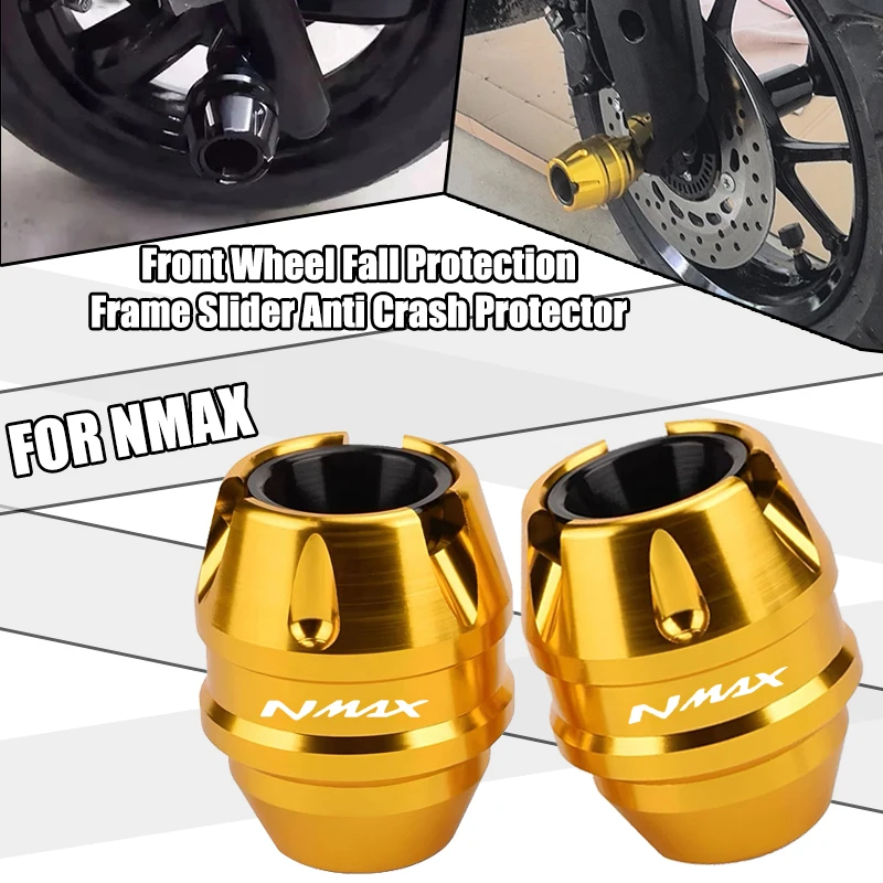 For NMAX 155 NMAX 125 NMAX 125 155 Motorcycle Accessories Front Fork Wheel Fall Protection Frame Slider Anti Crash Protector