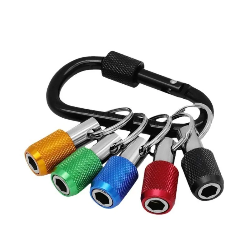 

‌1/4" Hex Shank Quick Release Extension Bar Set with Color Keychain for Screwdriver Bits, Ideal-for Electric Drills