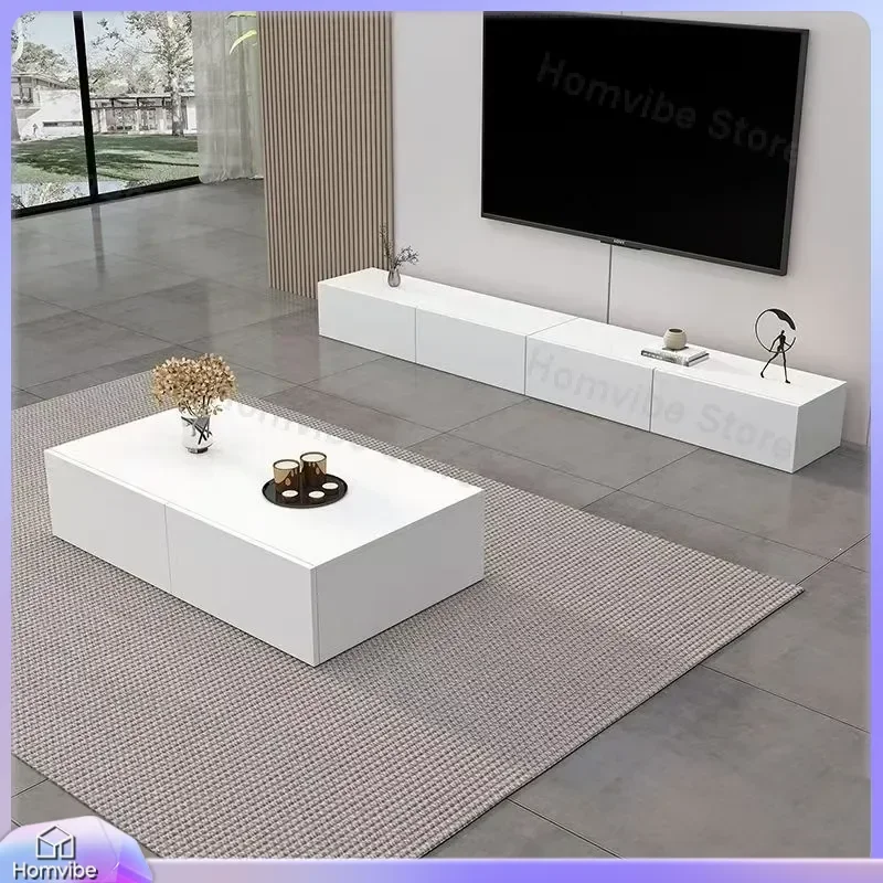 Modern TV Stand Cabinet Living Room Floor Storage Unit Audio Visual Console Small Apartment Furniture Simple Home Locker