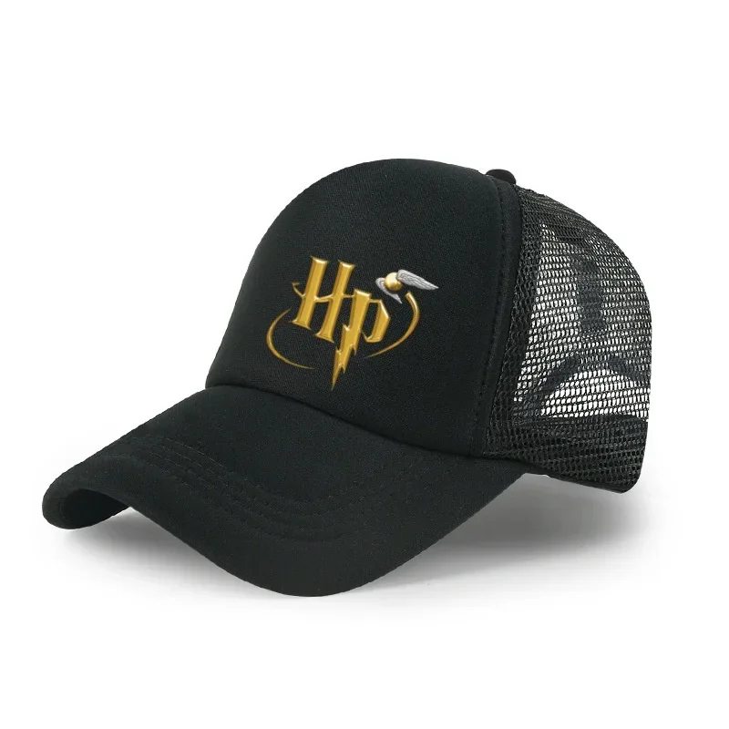 Gorras de Béisbol Harris con Estampado, Gorras Clásicas Ajustables con Cierre a Presión, Gorras Transpirables con Malla, Gorra para el Sol, Regalos para Festivales