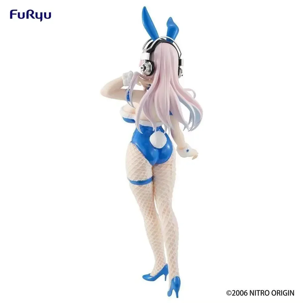 original brand new furyu prize figure super sonico bicute bunnies blue rabbit ver