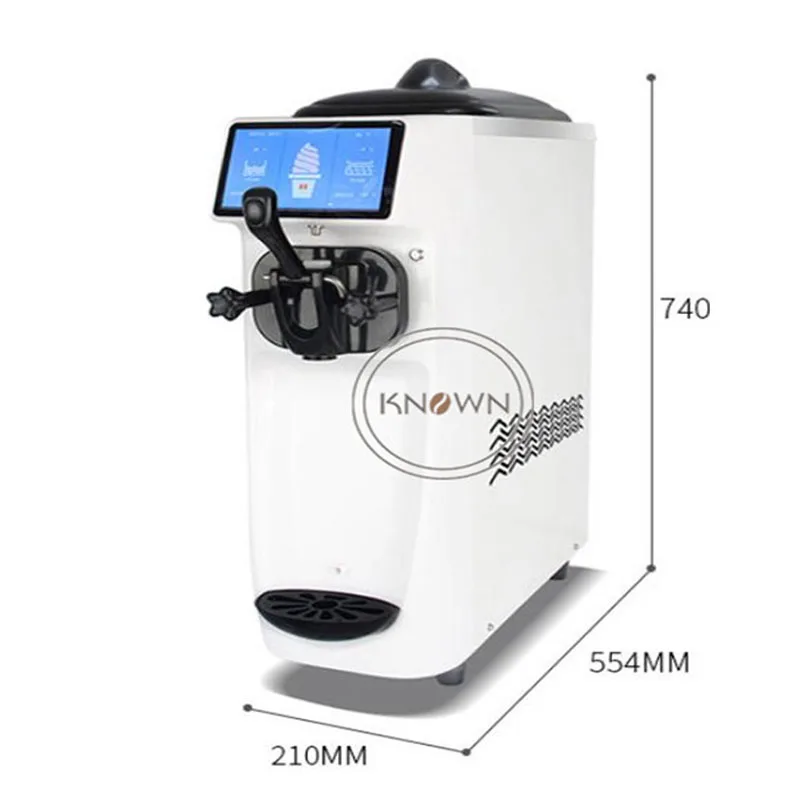 New Commercial Soft Table Ice Cream Making Machine Fully Automatic Home Use With Smart Touch Screen For Sale In Kuwait