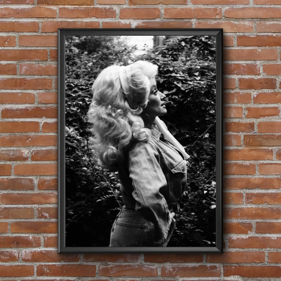 Dolly Parton side profile Photo Print Canvas Poster Wall Painting Home Decor