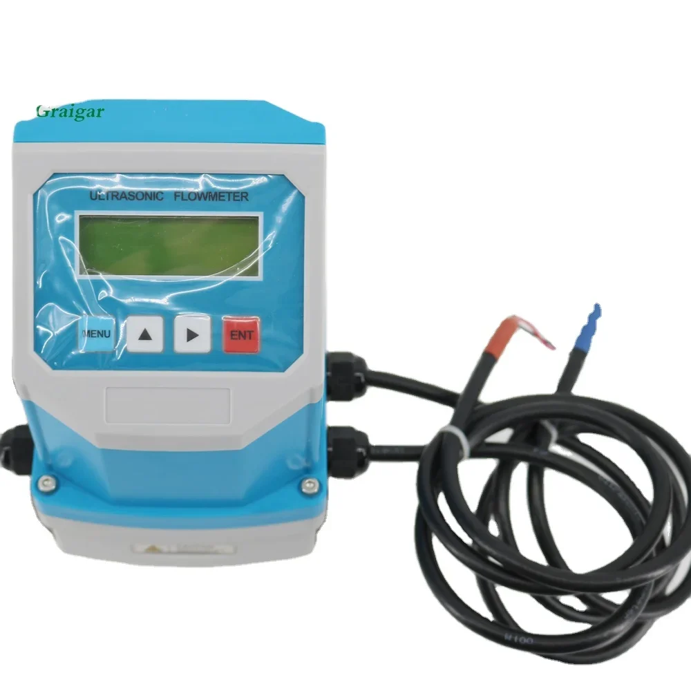 2026 TUF-2000F Ultrasonic Flow Meter DN15-6000mm Pipe Fixed Clamp on Liquid Flowmeter