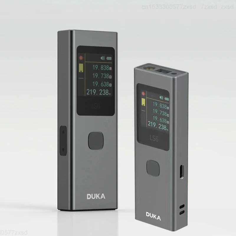 DUKA ATuMan LS6 Laser Rangefinder 40m Mini Distance Angle Meter Measuring Tool Portable Rechargeable Laser Line Marker