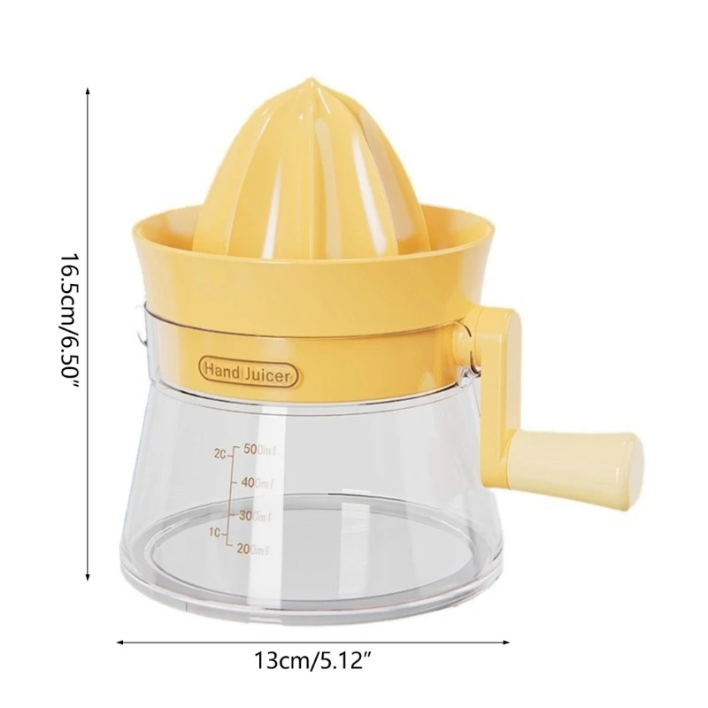 Simple Manual Press Tool Essential Hand Cranked Fruit Squeeze Juicer