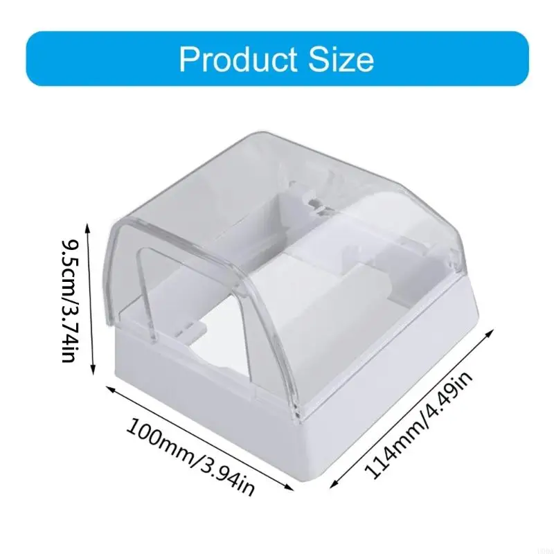 U0DA Clear 86 Typ gniazda zewnętrznego Wodoodporna pudełko plastikowa pokrywa gniazdka elektrycznego Splashproof Box