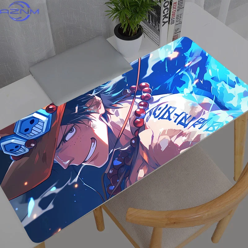 Mouse Pad One Piece Anime durable Gaming Accessories Varmilo Keyboard Desk Mat Gabinete Gamer Carpet Mousepad Mouse Mats